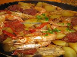 Meeresfrüchte in der Pfanne - Cataplana